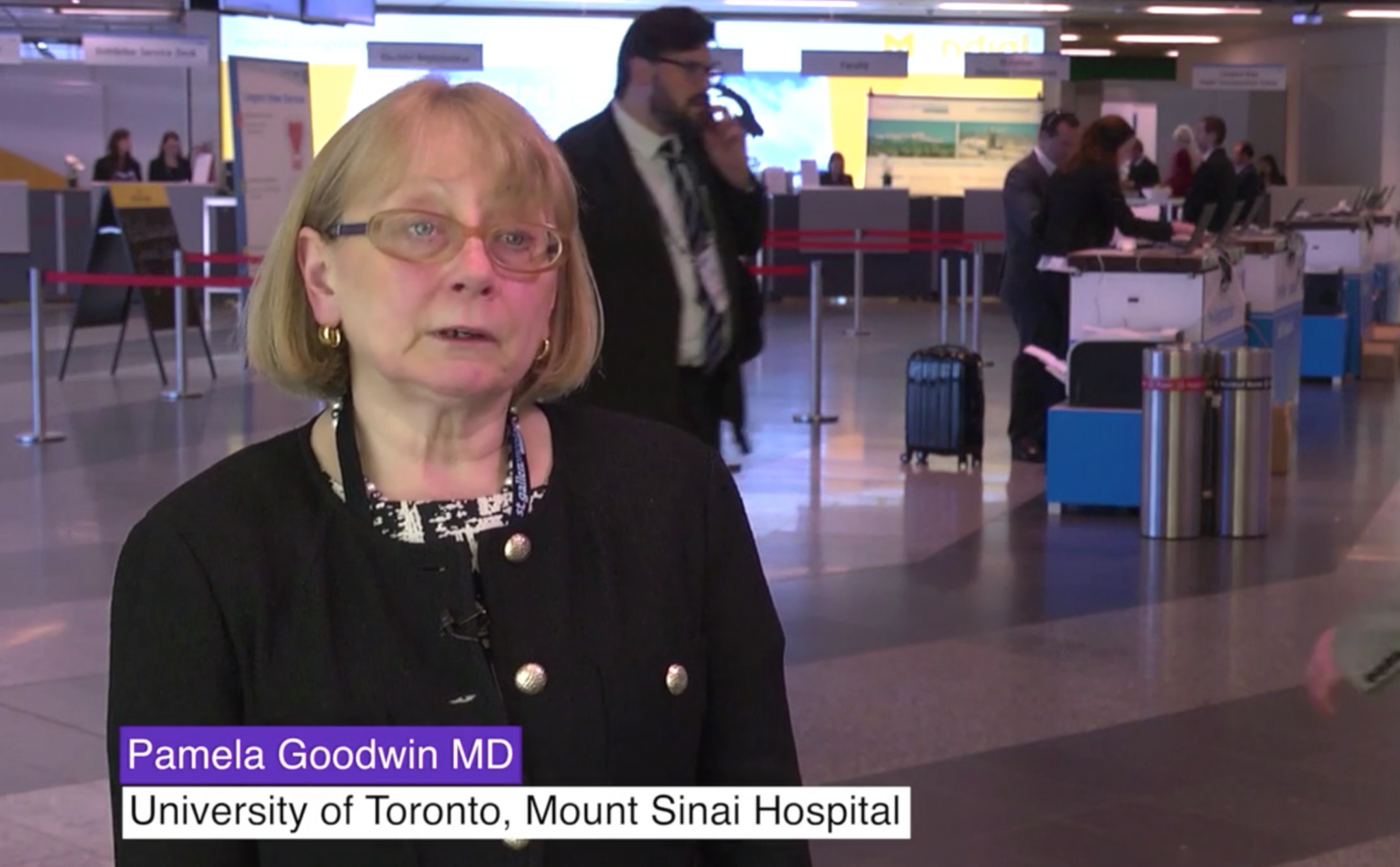 Pamela J. Goodwin, MD, MSc, FRCPC, Professor of Medicine and Director of the Marvelle Koffler Breast Centre at the University of Toronto/Mount Sinai Hospital, Canada