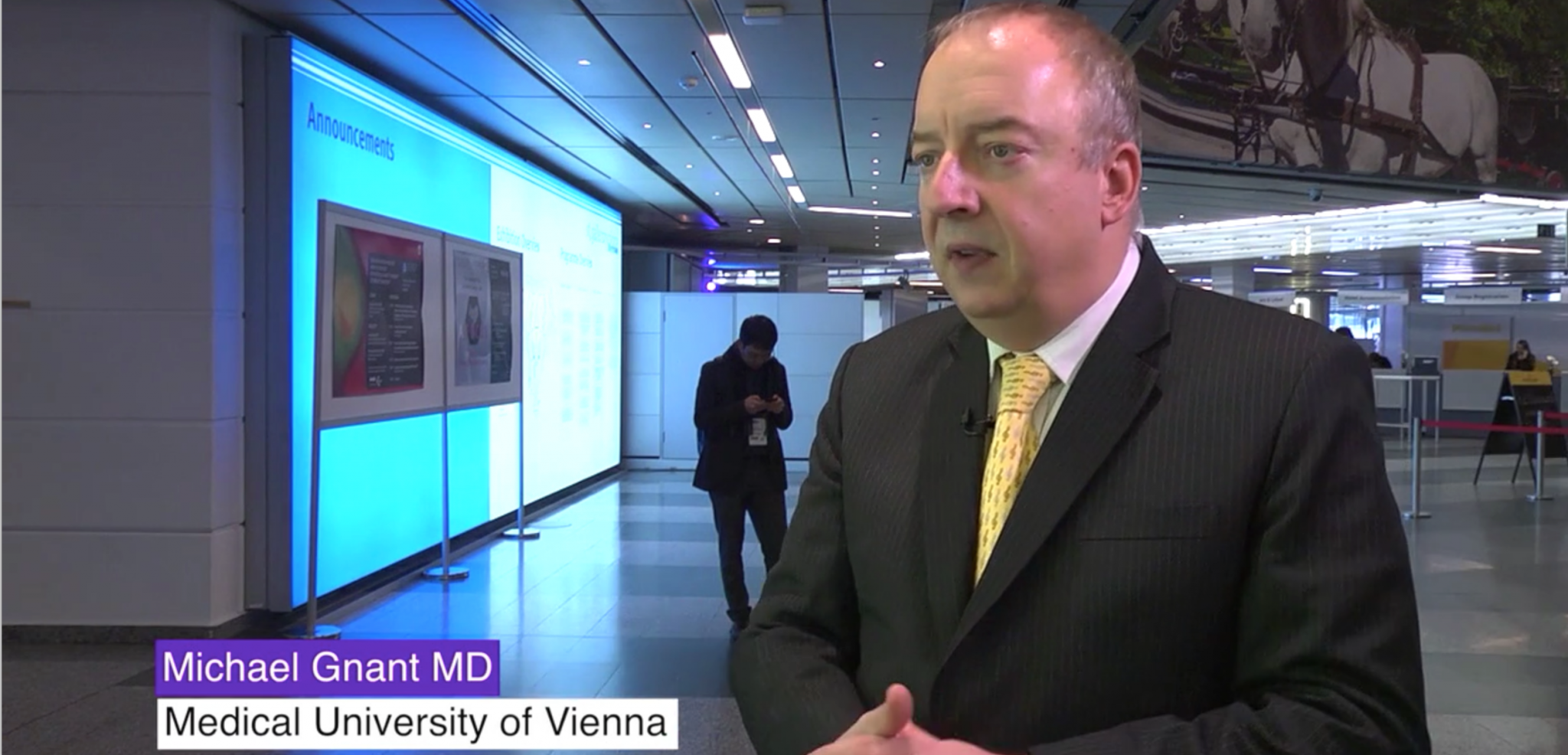 Michael Gnant MD, a Professor and Director of the Medical University of Vienna