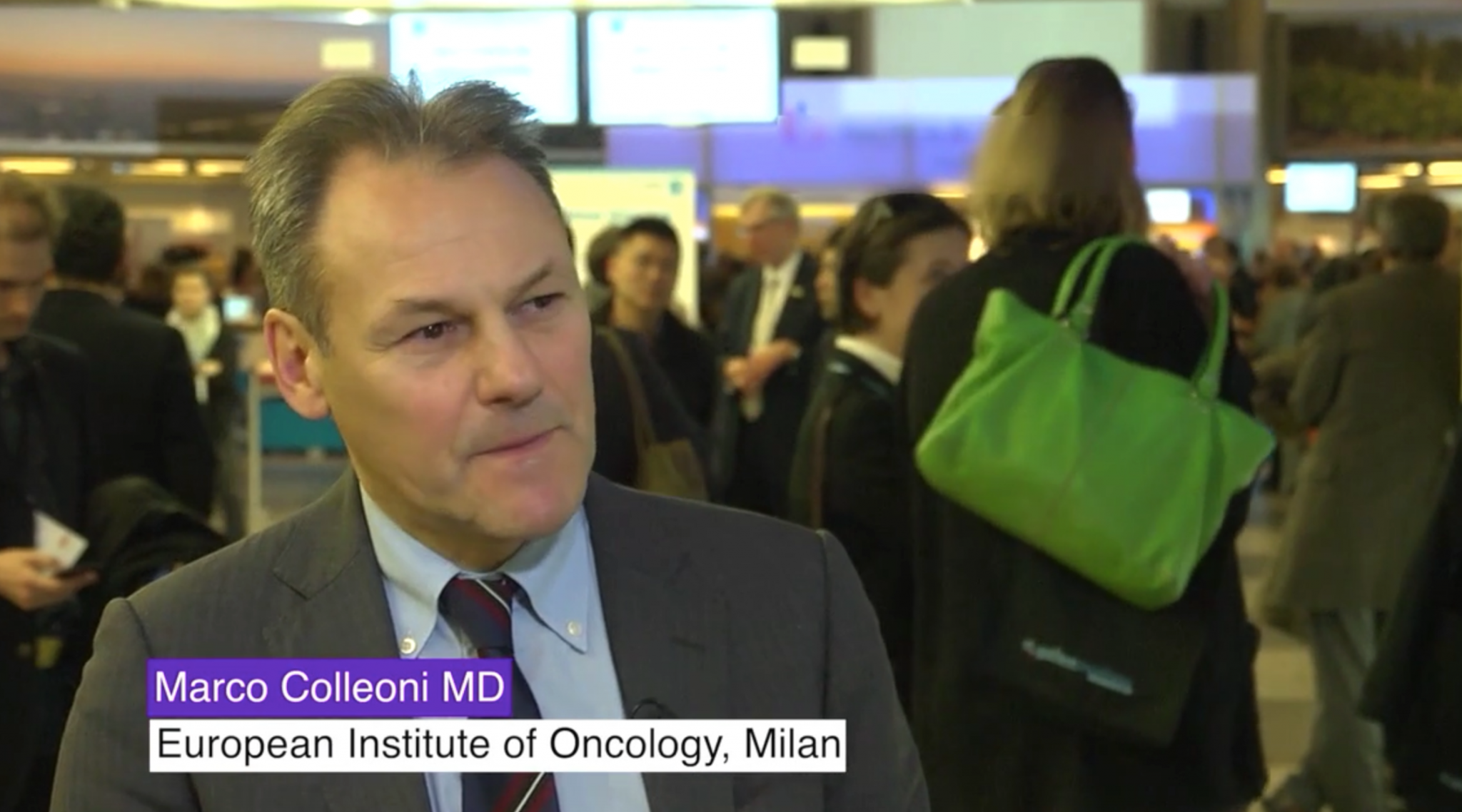 Marco Colleoni MD from the European Institute of Oncology in Milan
